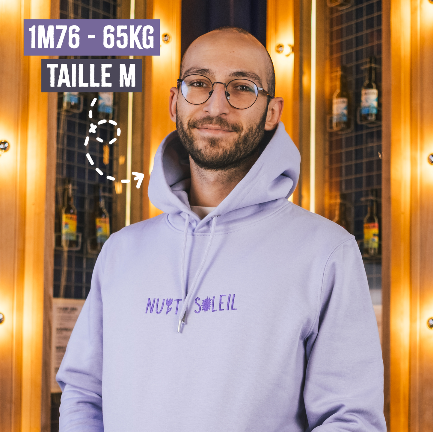 Sweat à capuche Missismr x NuitSoleil