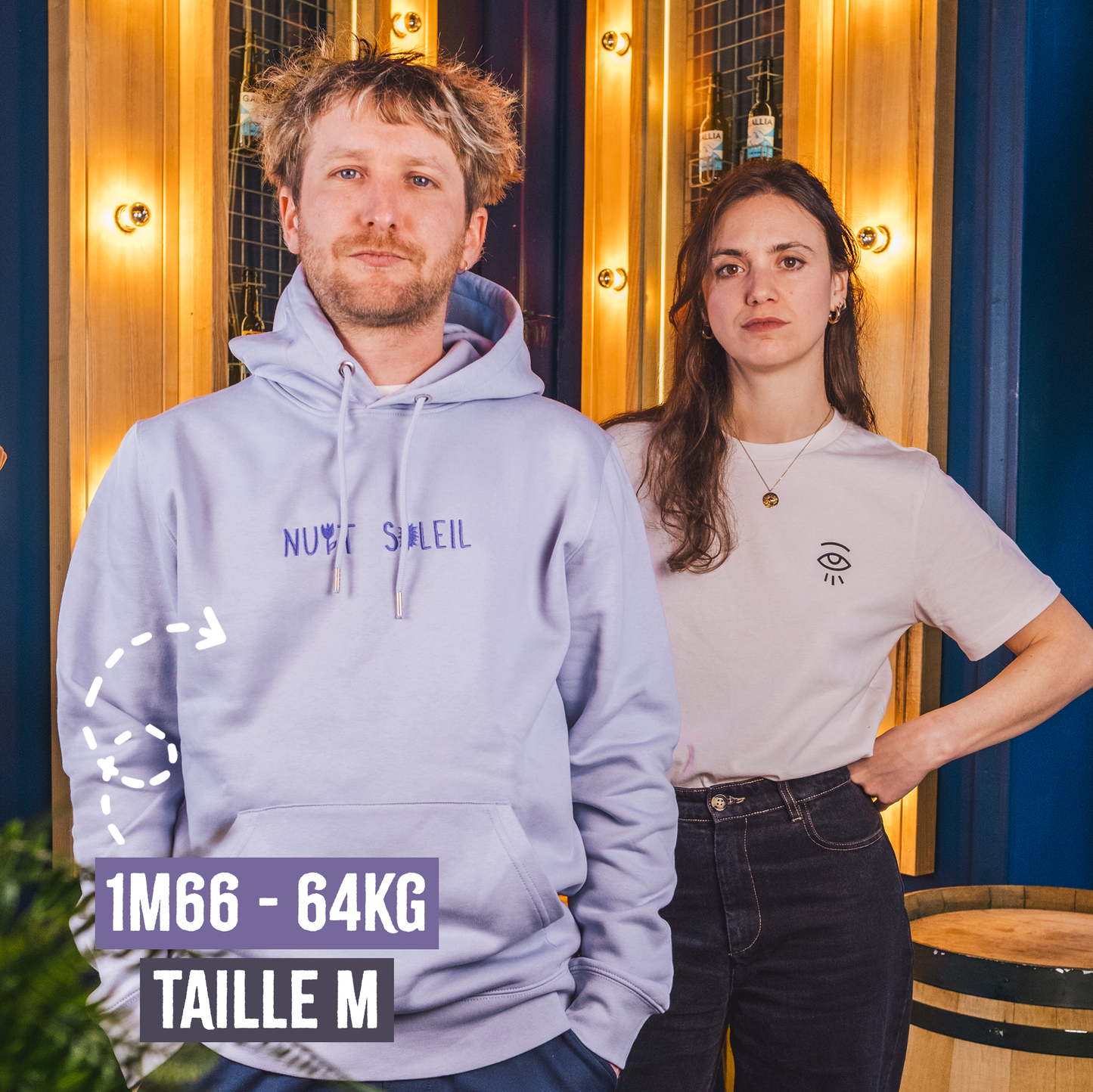 Sweat à capuche Missismr x NuitSoleil